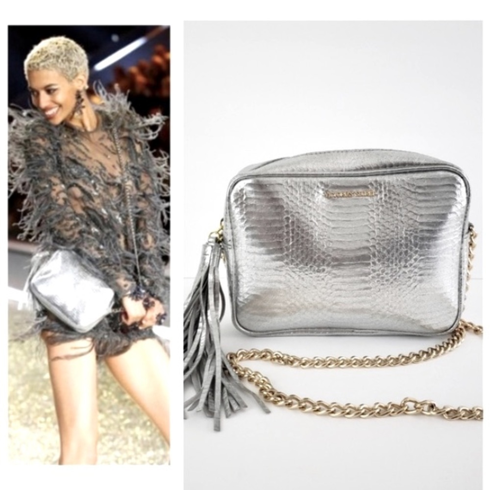 Victoria’s Secret Crossbody Metallic Tassel Bag